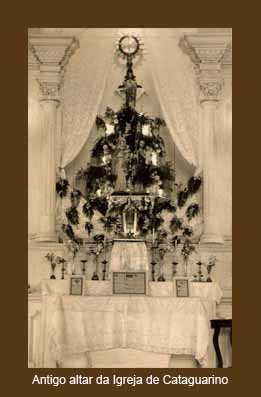 Antigo altar da Igreja de Cataguarino