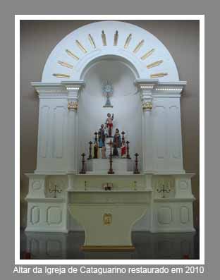 Altar atual da Matriz de Cataguarino