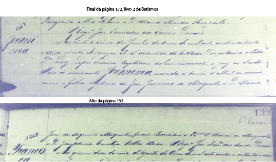 Outro assento do batismo de Jerônima Mesquita
