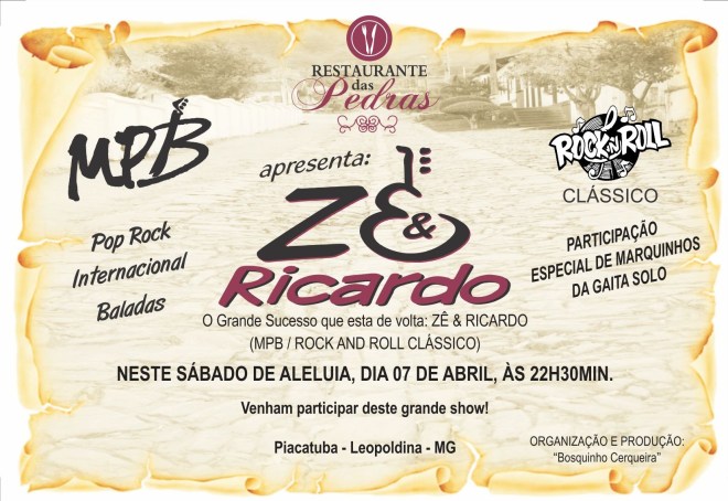 Show no Restaurante das Pedras, Piacatuba
