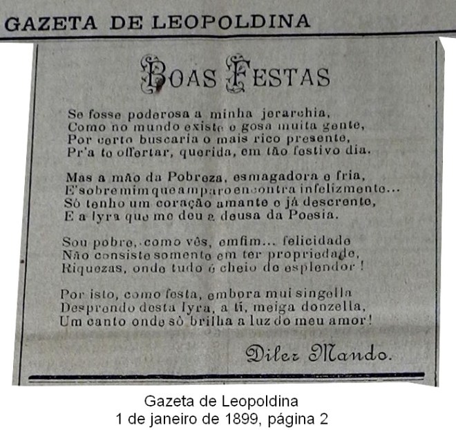 Um soneto de Dilermando Cruz