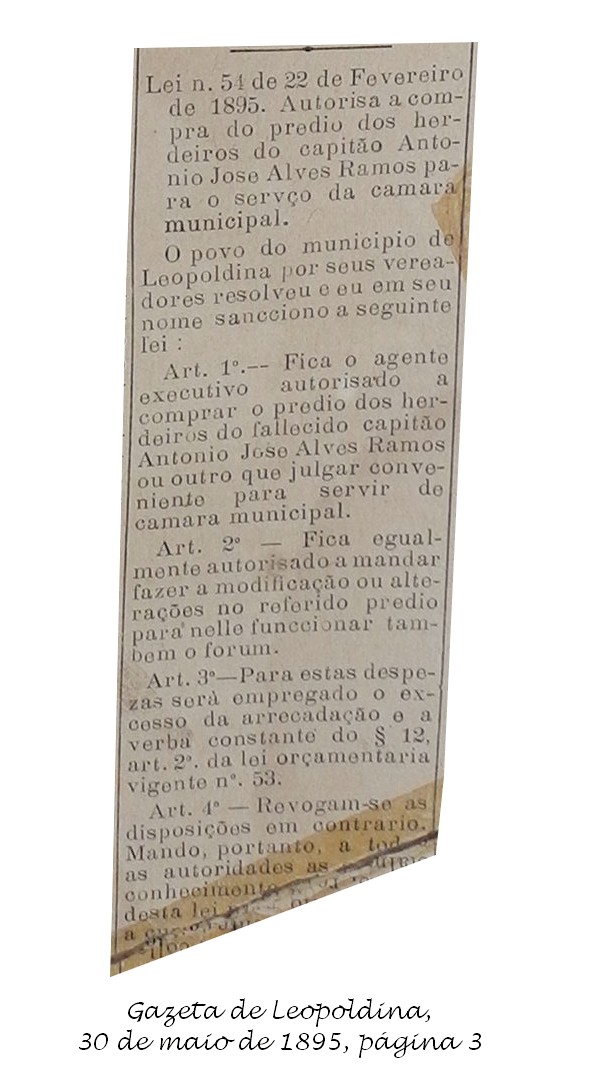 Prédio para a Câmara Municipal de Leopoldina
