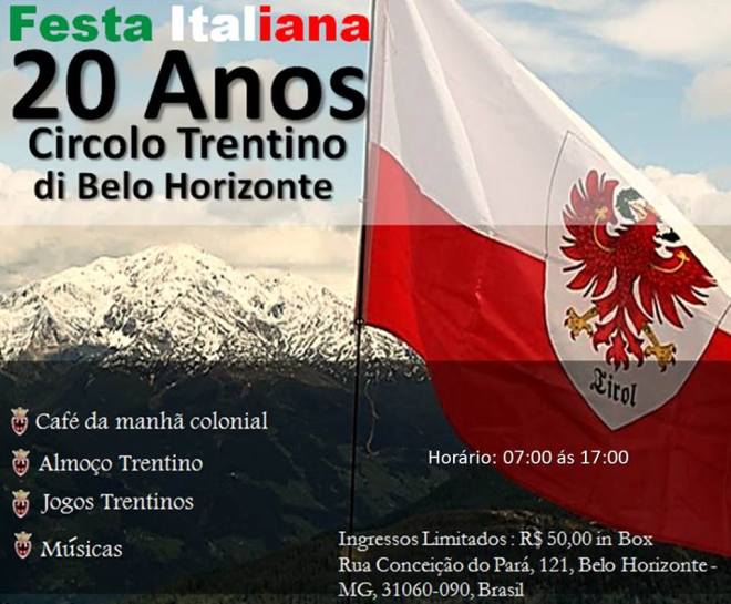 20 anos do Circolo Trentino em BH