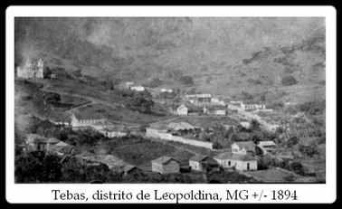 Tebas, distrito de Leopoldina, MG - +/- 1894